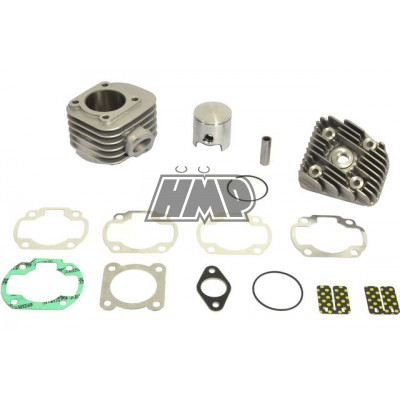 Kit cilindro YAMAHA 50 NEOS / JOG / WHY / APRILIA RALLY / SONIC / SR / BENELLI / BETA / CPI / MALAGUTI CIAK / F10 / F12 / YESTERDAY / MBK MACH / OVETTO / PGO / MINARELLI vertical / diâmetro 47.6 mm / 70 cc / 10 mm / curso original - ATHENA